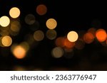 Night Lights in Bokeh effect