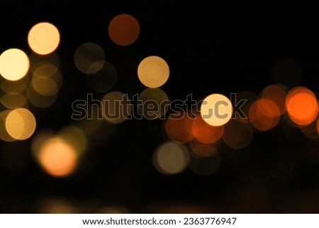 Night Lights in Bokeh effect