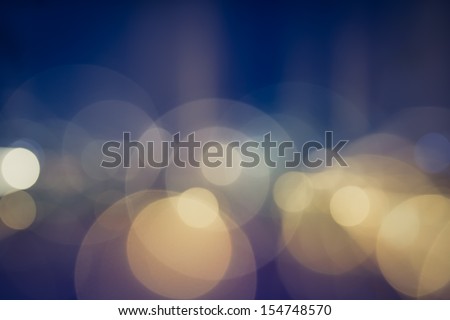 Night lights during a party