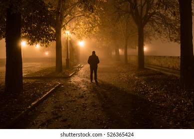 51,130 Man walking at night Images, Stock Photos & Vectors | Shutterstock