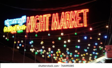 Night Market At Cambodia