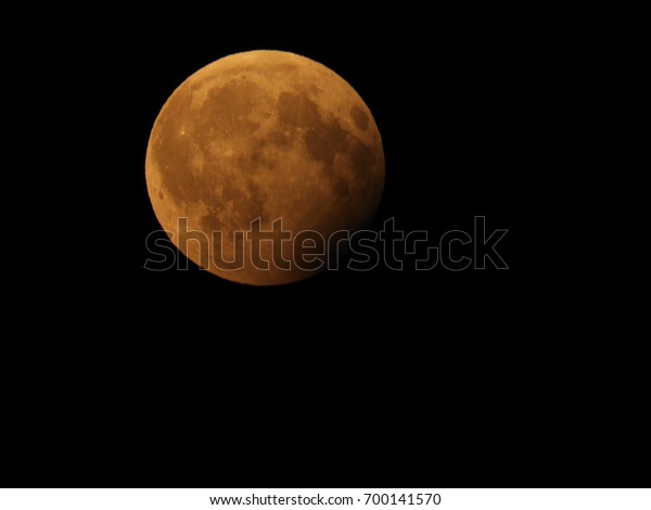 Night moon in the\
sky.