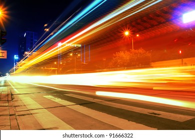 Night motion on urban streets - Powered by Shutterstock