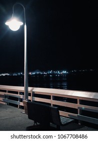 Night Ocean View, Santa Cruz, California