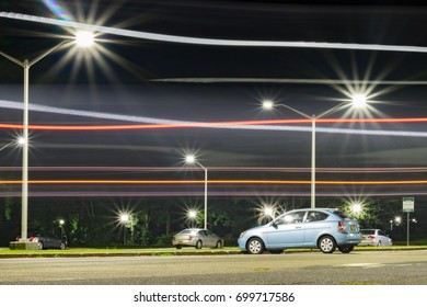 Night Parking Lot