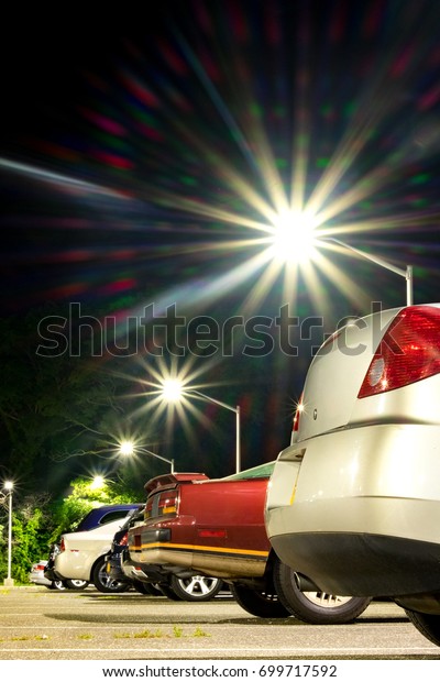 Night parking\
lot