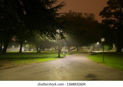 Night Park,polution sky