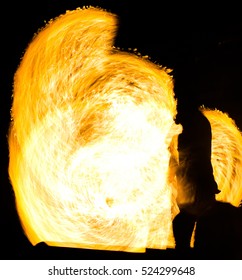 Night Performance Human Torch 