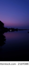 Night Photography Of Thusur Lake In Namakkal