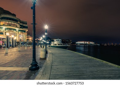 Night Scene Of George Town, Washing DC Area