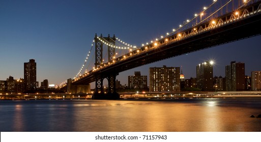 Night Scene in New York City