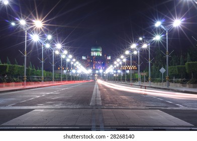 Night Scene Of Putrajaya, Malaysia