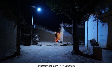 Indian Village at Night Stock Photos, Images & Photography ...