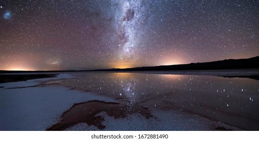 Night Sky At Atacama Desert, South America.
