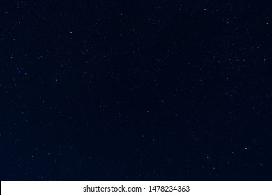 Night sky covered with many stars. copy space. Visible part of our galaxy, the universe.