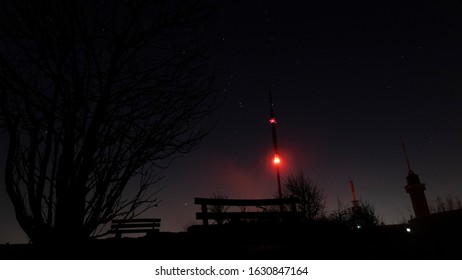 Night Sky At Großer Feldberg Near Frankfurt, Germany