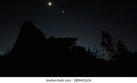 Night Sky In Palo Duro Canyon In Texas