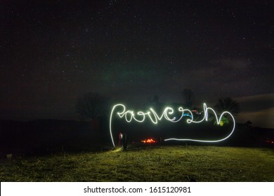 Night Sky Photography in Dehradun Uttarakhand India. Camping under night sky with full of stars on new year eve. Light painting in the snow mountains of Uttarakhand India. Night photography. - Image   - Powered by Shutterstock