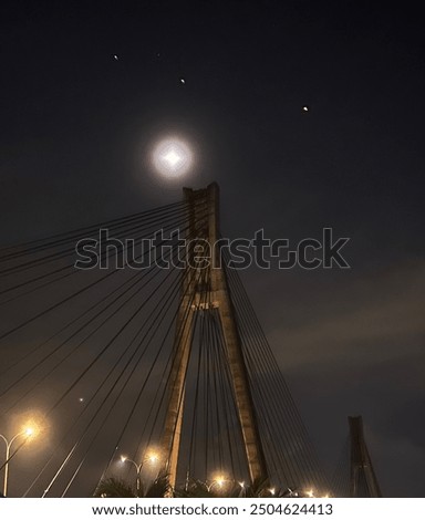 Similar – Image, Stock Photo dTown citylights I