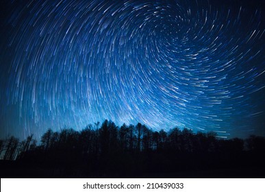 Beautiful Night Sky Milky Way Trees Stock Photo (Edit Now) 148747547