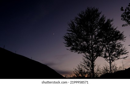 Night Sky In Tibetan Plateau 