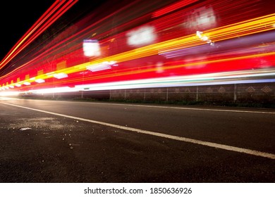 night street light of cars - Shutterstock ID 1850636926