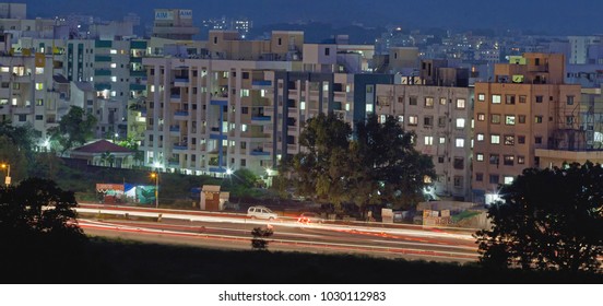 Night Street View, Pune