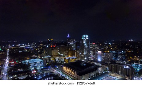 Night Time City Skyline Raleigh Nc Stock Photo 1329579668 | Shutterstock