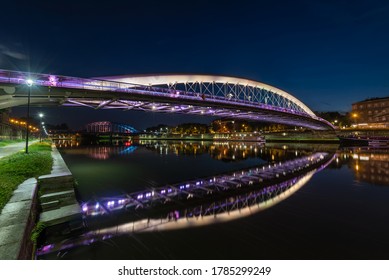 Night urban scenery, Cracow, Poland. - Shutterstock ID 1785299249