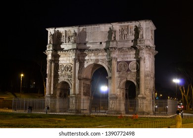 181 Arch constantine night view Images, Stock Photos & Vectors ...