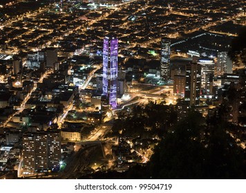 Night View Of Bogota