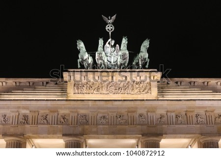 Similar – Brandenburg Gate Art