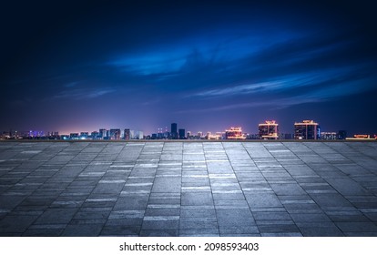Night view of the city in front of the square - Shutterstock ID 2098593403