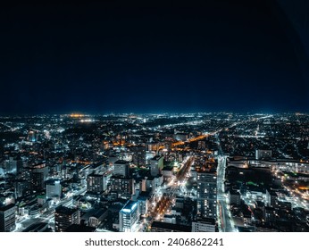 night view from hamamatsu act tower in hamamatsu city, shizuoka prefecture,
 - Powered by Shutterstock