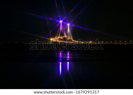 Similar – Image, Stock Photo dTown citylights I