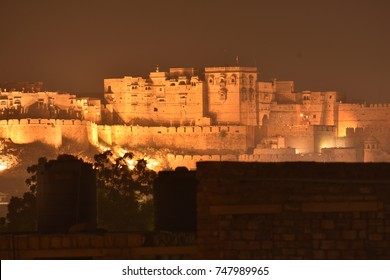 Night View Of Jaisalmer Fort