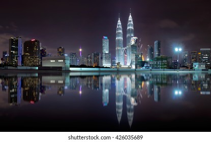 Kuala Lumpur Night Skyline Images Stock Photos Vectors Shutterstock