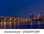 Night view of Mapo Bridge in Seoul