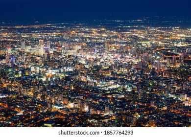 Night view of Sapporo, Hokkaido selected as Japan's three major night views - Powered by Shutterstock