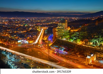 Night View Of Shiraz, Iran