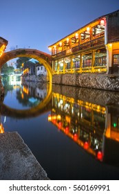 Night View Of Xitang