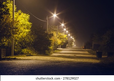 Similar Images, Stock Photos & Vectors of city road at night with LED ...