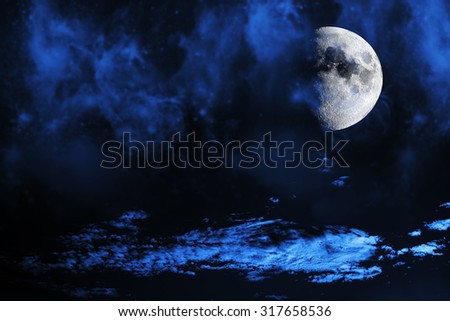 Similar – Image, Stock Photo lunar landscape