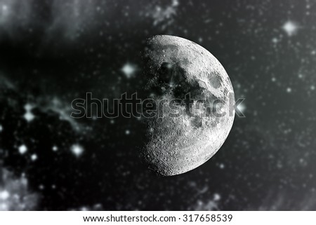 Image, Stock Photo lunar landscape