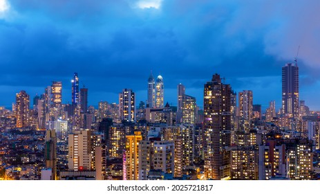 The Night-scape Of South Mumbai.