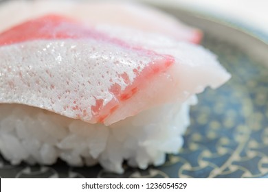 Nigiri Sushi Of Yellowtail