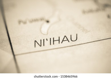 Ni'ihau On A Geographical Map Of USA