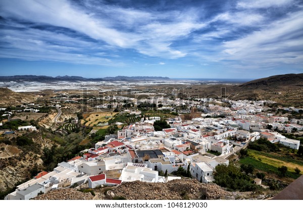 Nijar Lovely White Village Andalusia Spain Stock Photo Edit - 