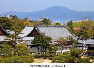 Nijo Castle In Kyoto, Japan - Historic Landmark Of Tokugawa Shogunate. UNESCO World Heritage Site.