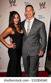 Nikki Bella And John Cena At Superstars For Hope Honoring Make-A-Wish, Beverly Hills Hotel, Beverly Hills, CA 08-15-13